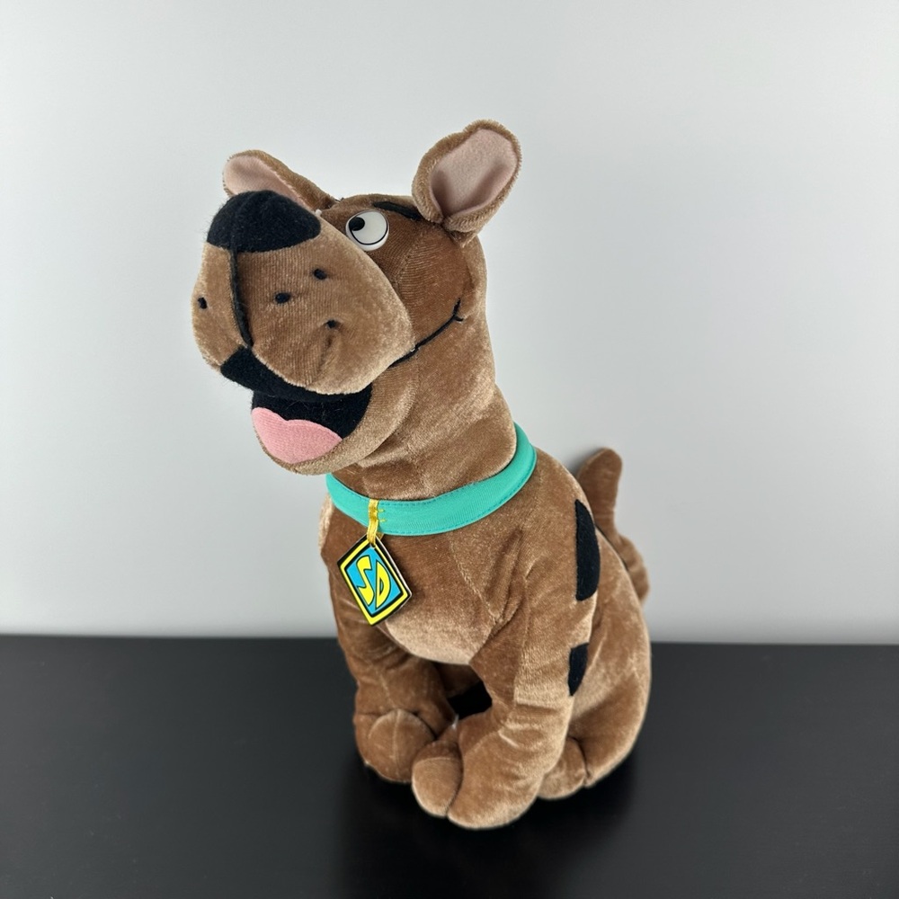 Ganz Scooby Doo Great Dane Puppy Dog 13” SD Collar Hanna Barbera ScoobyDoo Plush